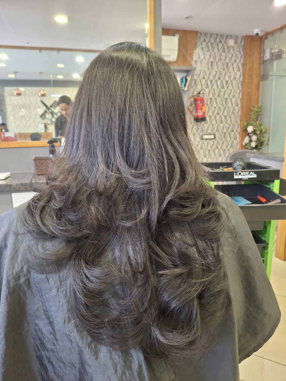 Layered Wavy Hair
