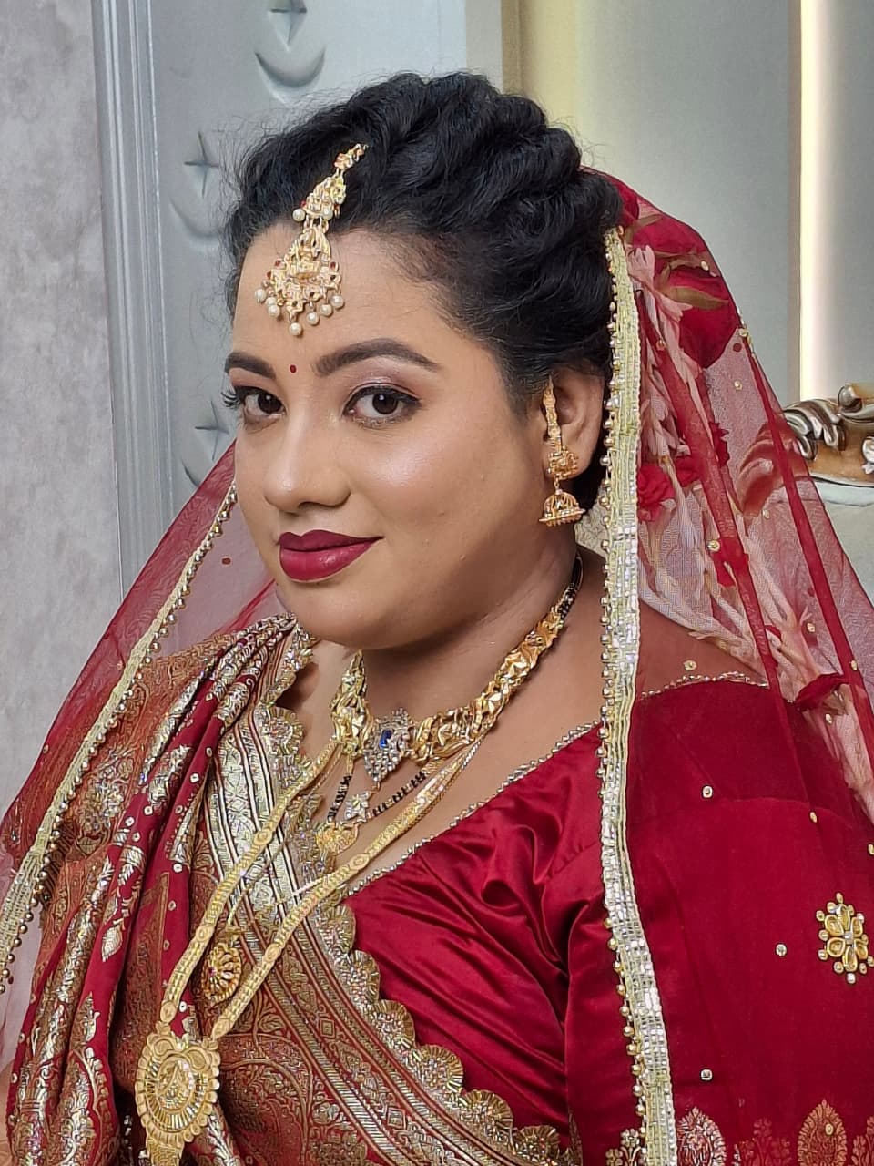 Red Bridal Lehenga